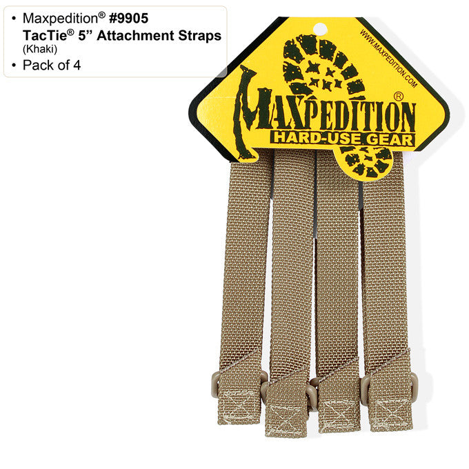 Maxpedition 5" TacTie Pack of 4-Tac Essentials