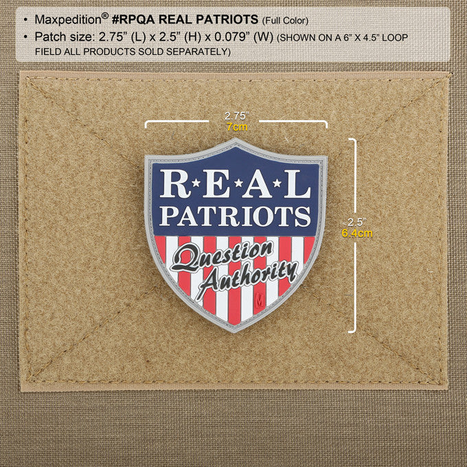 Maxpedition Real Patriots Morale Patch-Tac Essentials