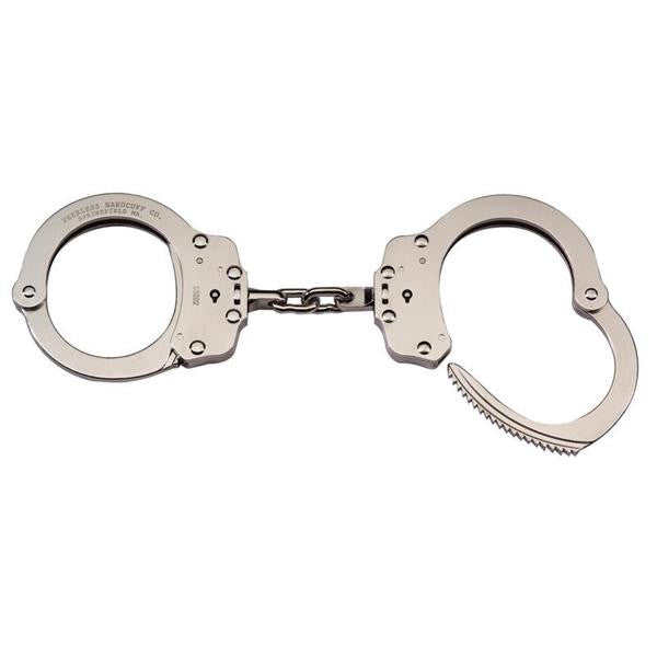 Peerless Nickel Chain Handcuffs-Tac Essentials