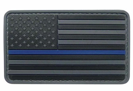 5ive Star Gear USA Flag Black with Thin Blue Line Morale Patch-Tac Essentials
