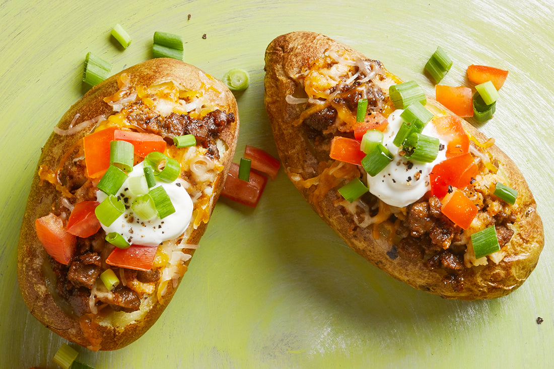 Mexican Stuffed Baked Potatoes to Fuel Our Heroes