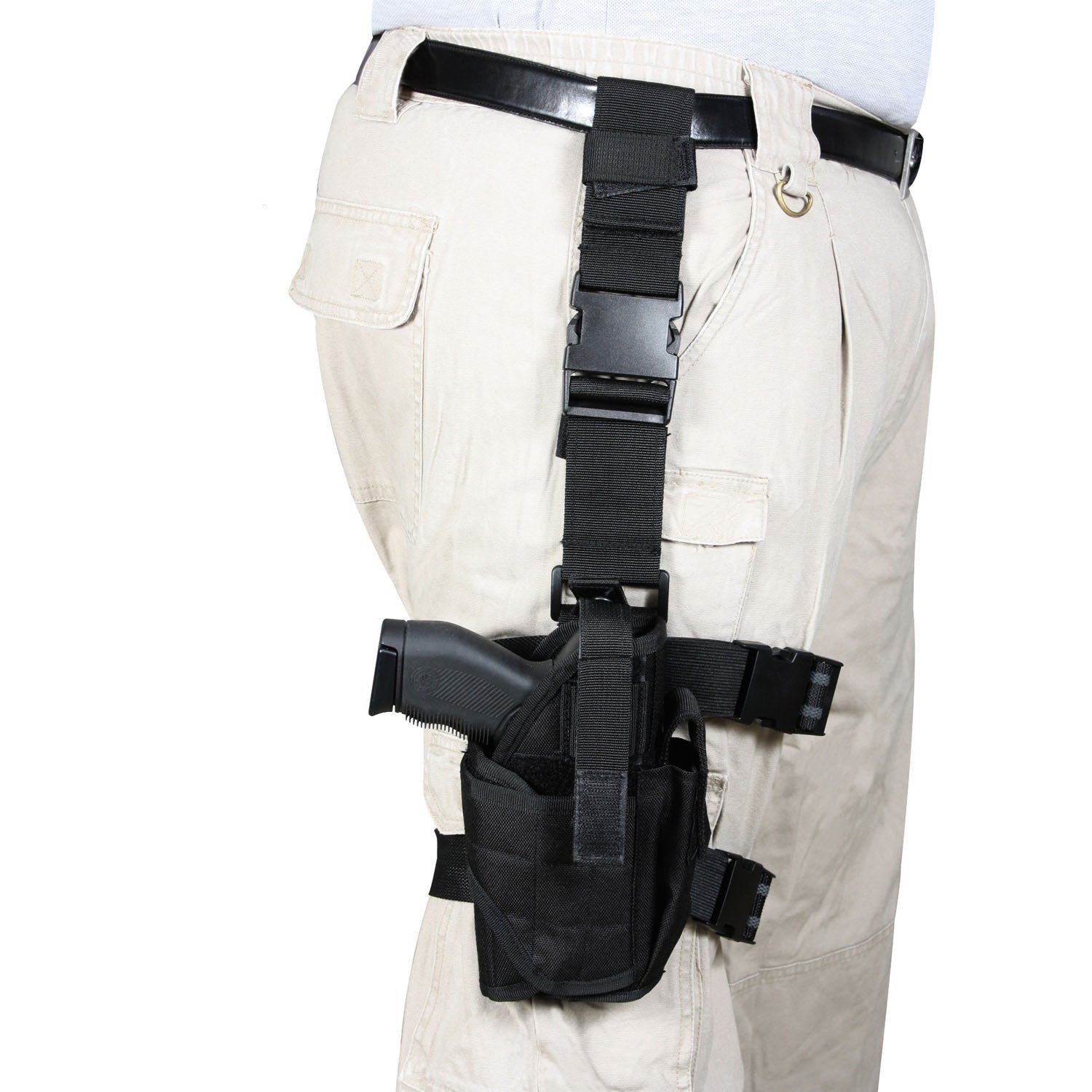 Rothco Deluxe Adjustable Universal Drop Leg Tactical Holster | Tac Essentials