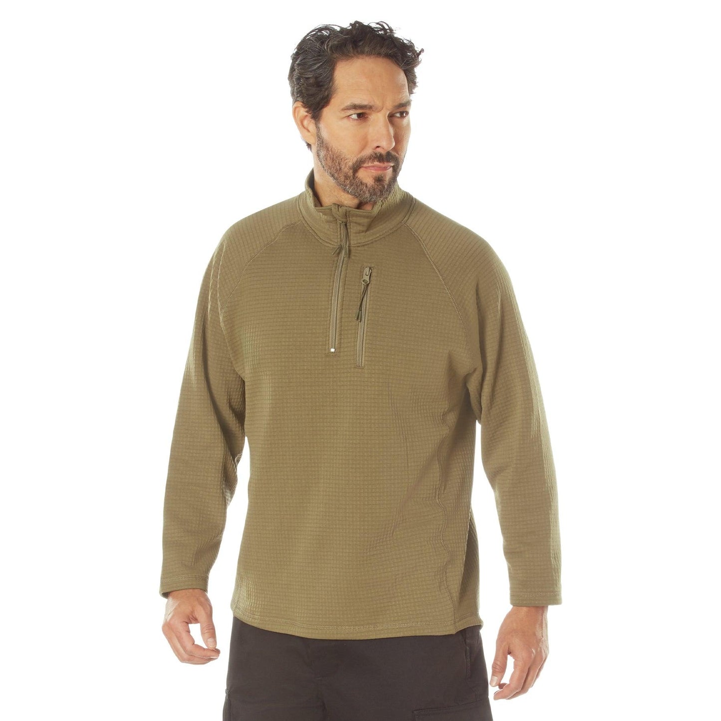 Rothco Grid Fleece Pullover | Tac Essentials