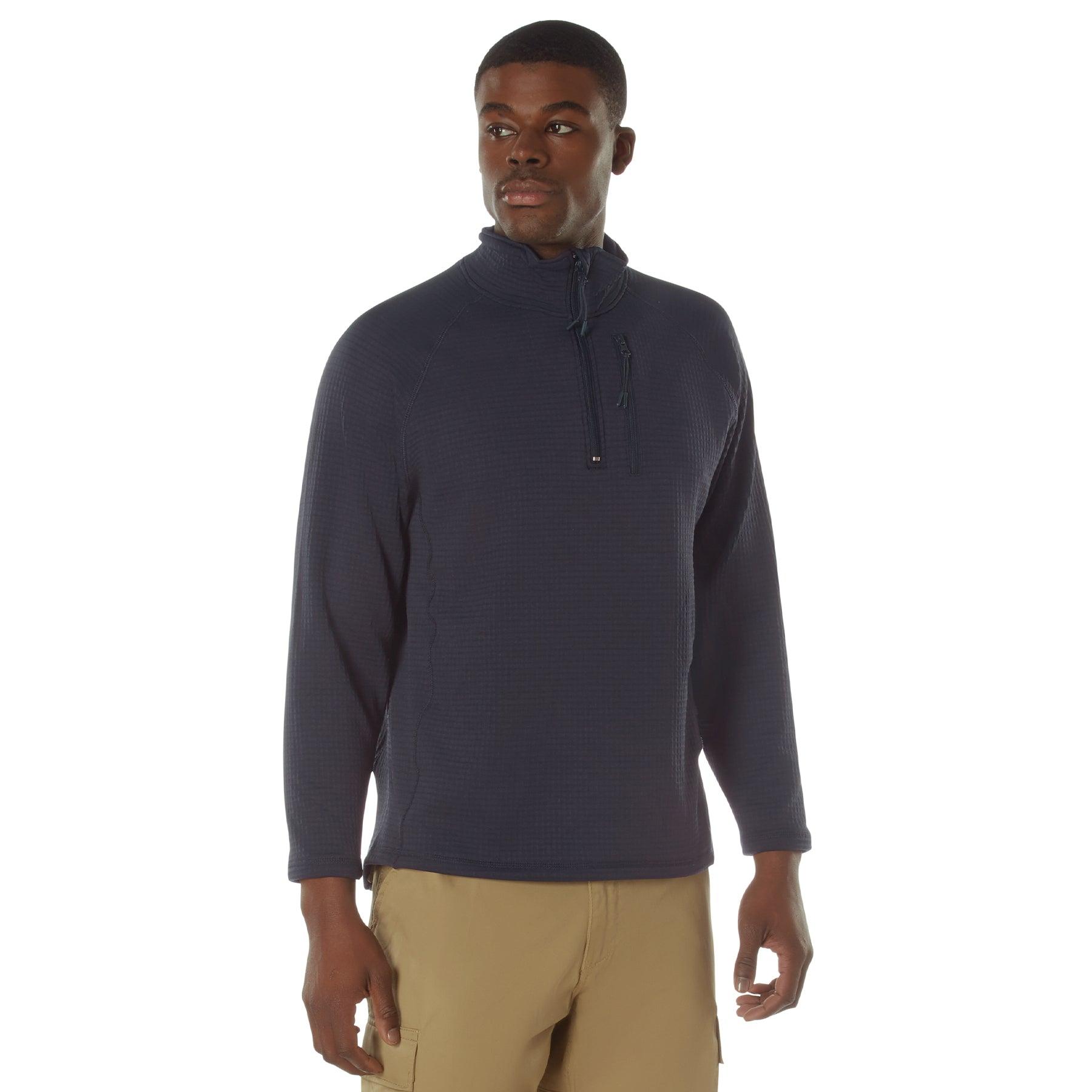 Rothco Grid Fleece Pullover | Tac Essentials