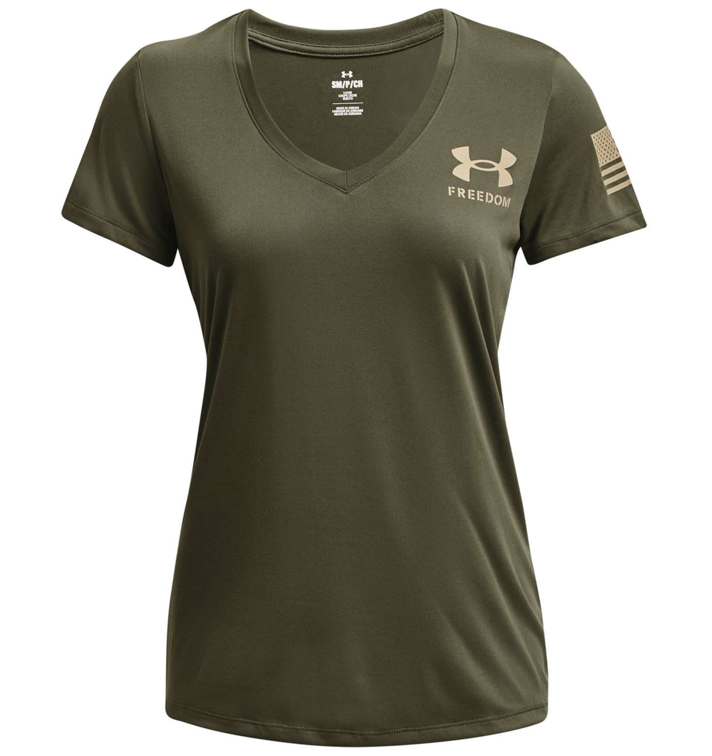 Short Sleeve - Under Armour Women's Tech Freedom Short Sleeve V-Neck