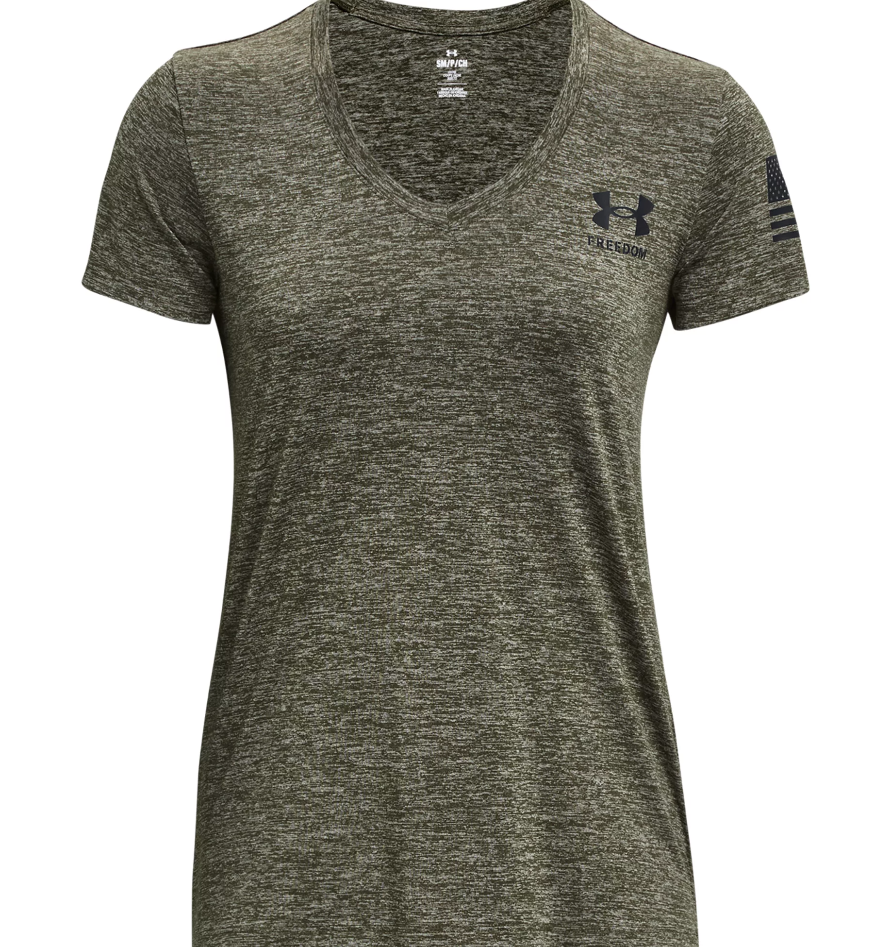 Short Sleeve - Under Armour Women's Tech Freedom Short Sleeve V-Neck