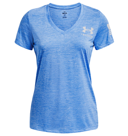 Short Sleeve - Under Armour Women's Tech Freedom Short Sleeve V-Neck