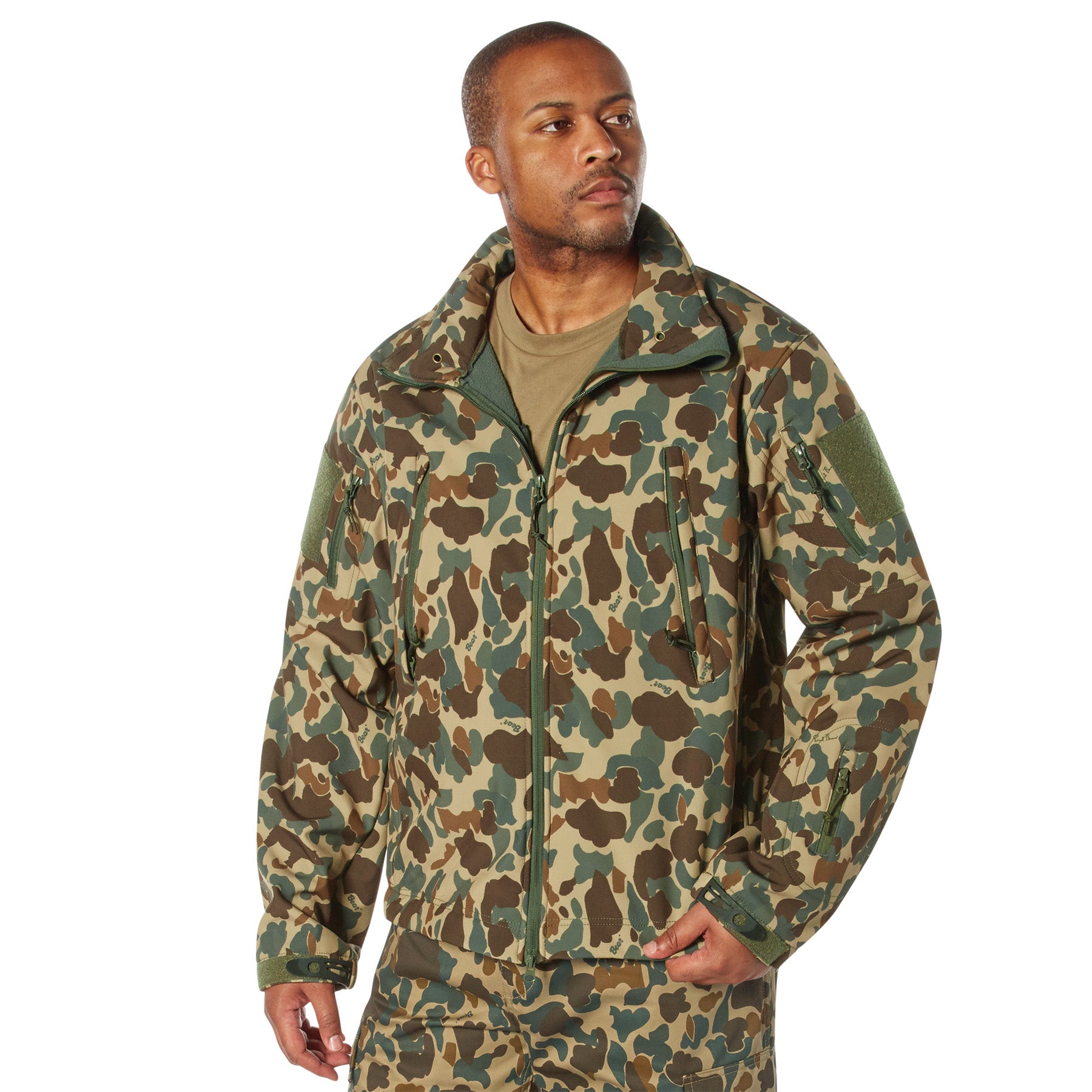 Rothco X Bear Archery Fred Bear Camo Special Ops Soft Shell Jacket