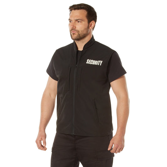 Rothco Concealed Carry Soft Shell Security Vest   Black