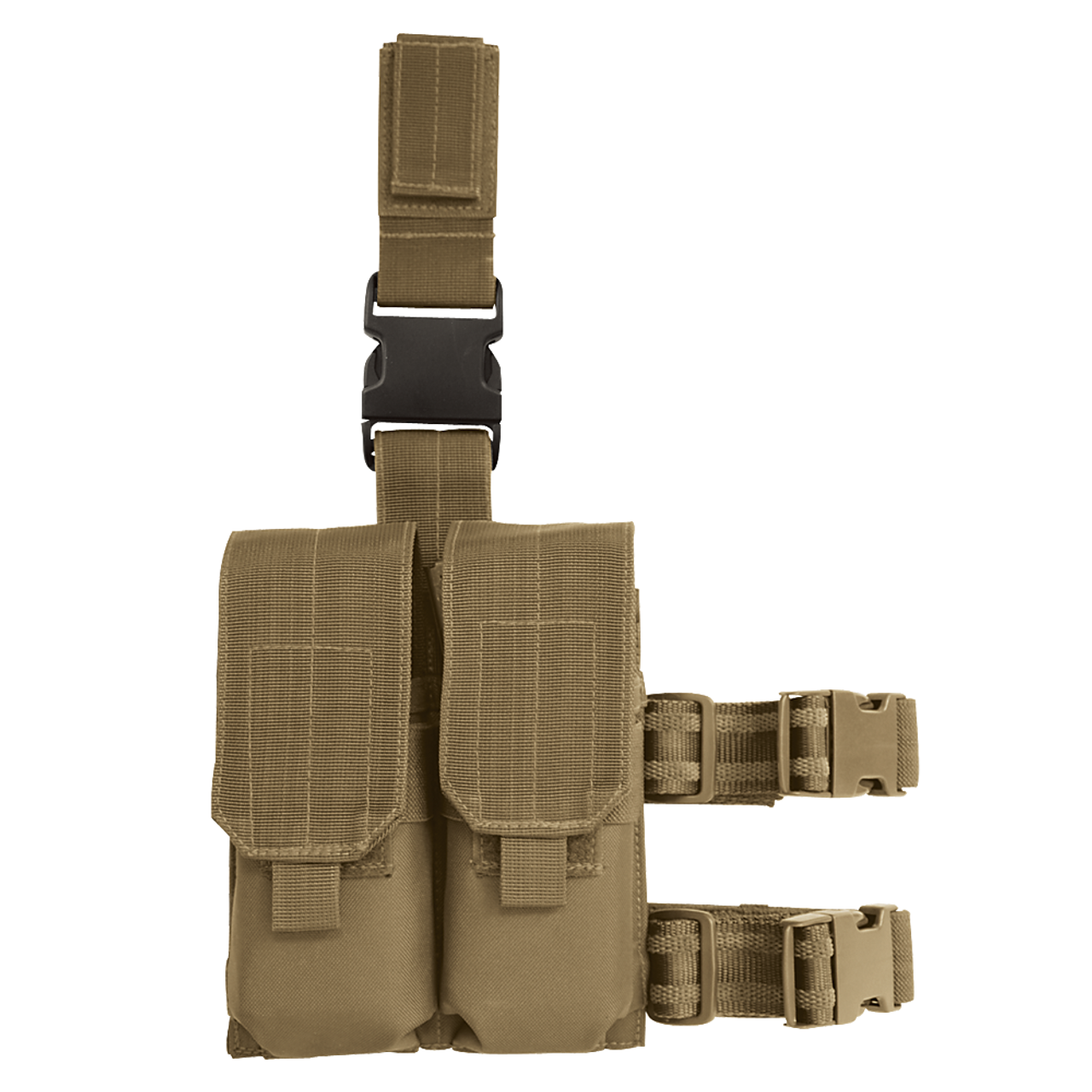 Voodoo Tactical Drop Leg Platform with M4/M16 Double Mag Pouch | Tac Essentials