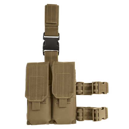 Voodoo Tactical Drop Leg Platform with M4/M16 Double Mag Pouch | Tac Essentials