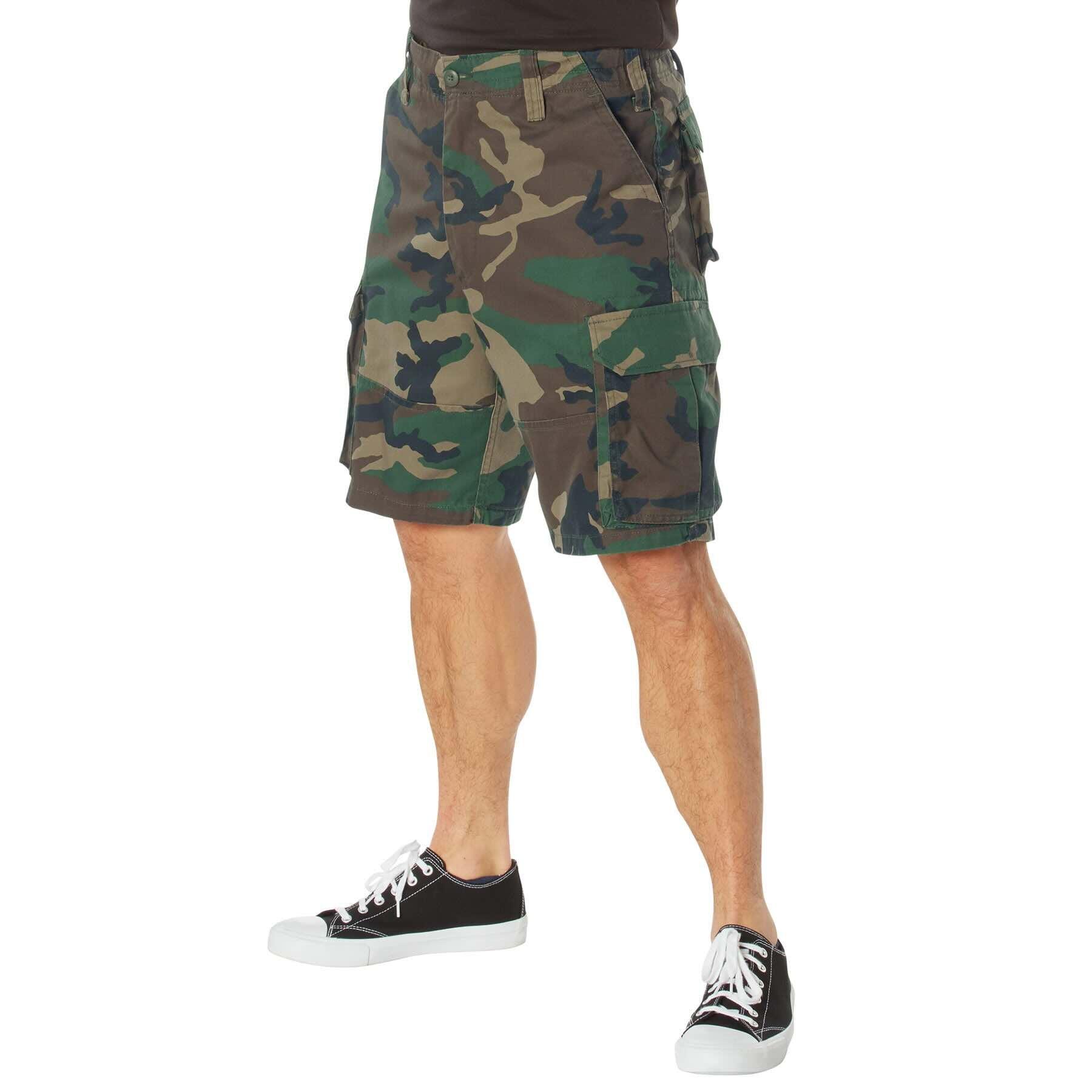 Rothco Vintage Camo Paratrooper Cargo Shorts | Tac Essentials