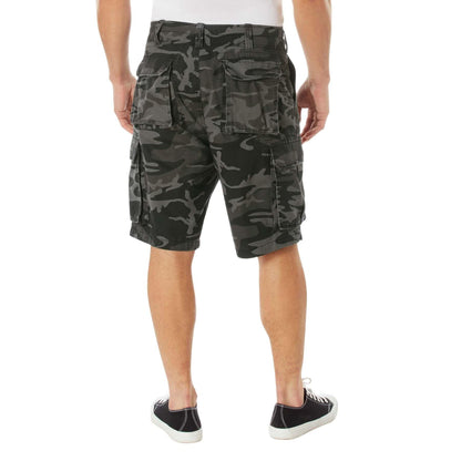 Rothco Vintage Camo Paratrooper Cargo Shorts