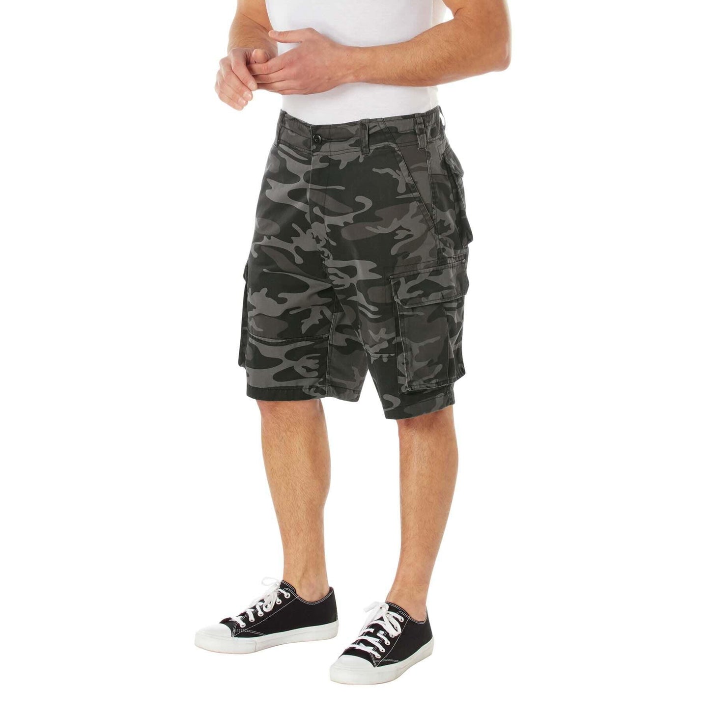 Rothco Vintage Camo Paratrooper Cargo Shorts | Tac Essentials