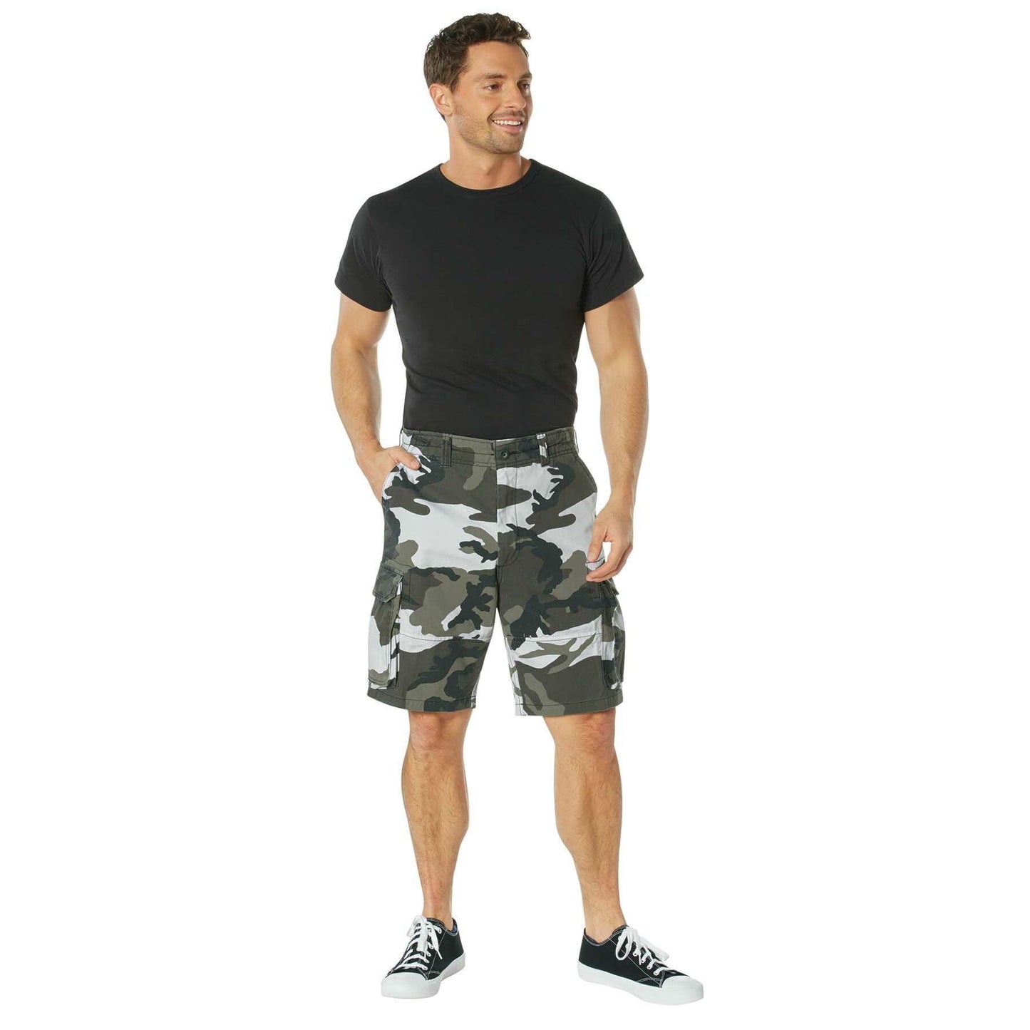 Rothco Vintage Camo Paratrooper Cargo Shorts | Tac Essentials