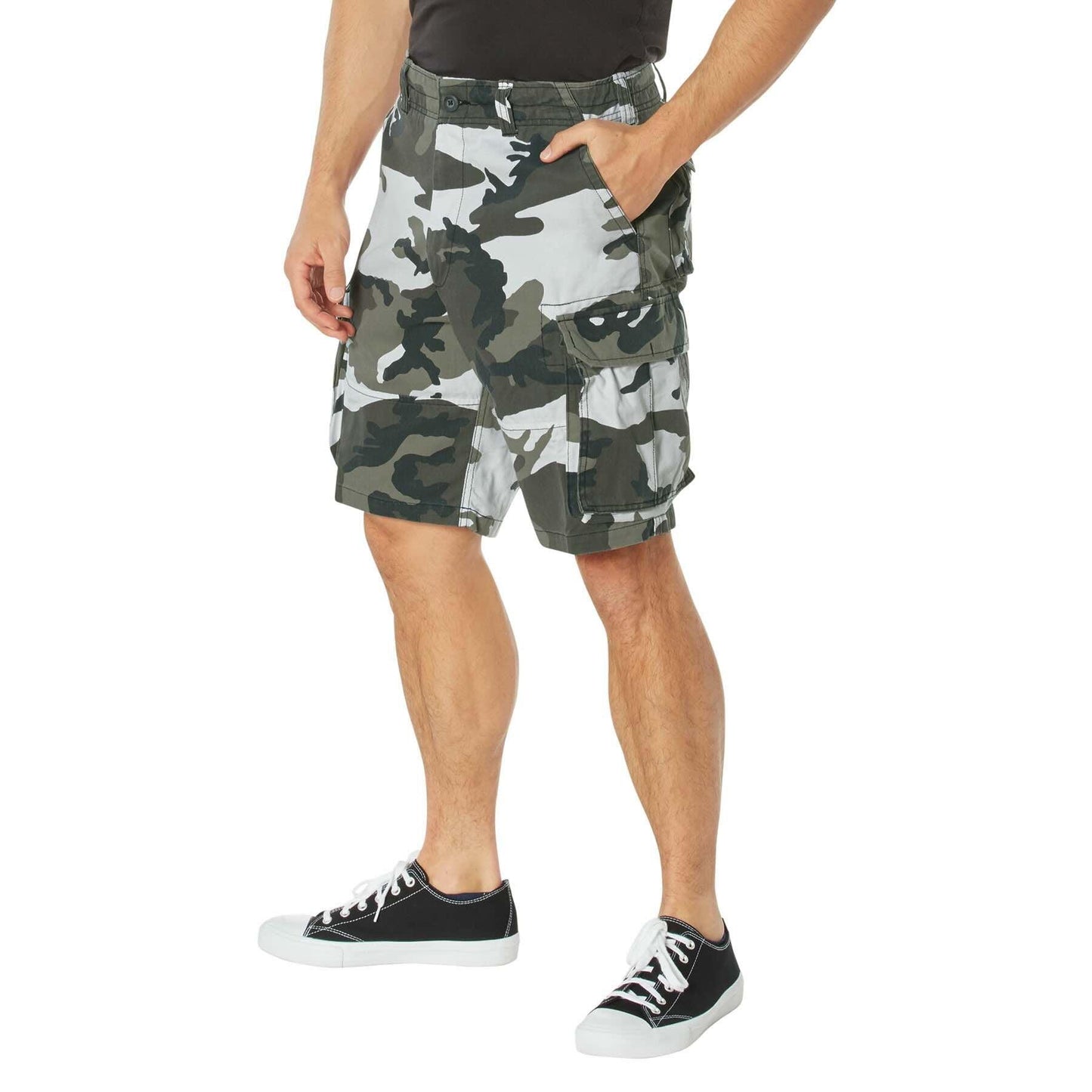 Rothco Vintage Camo Paratrooper Cargo Shorts | Tac Essentials