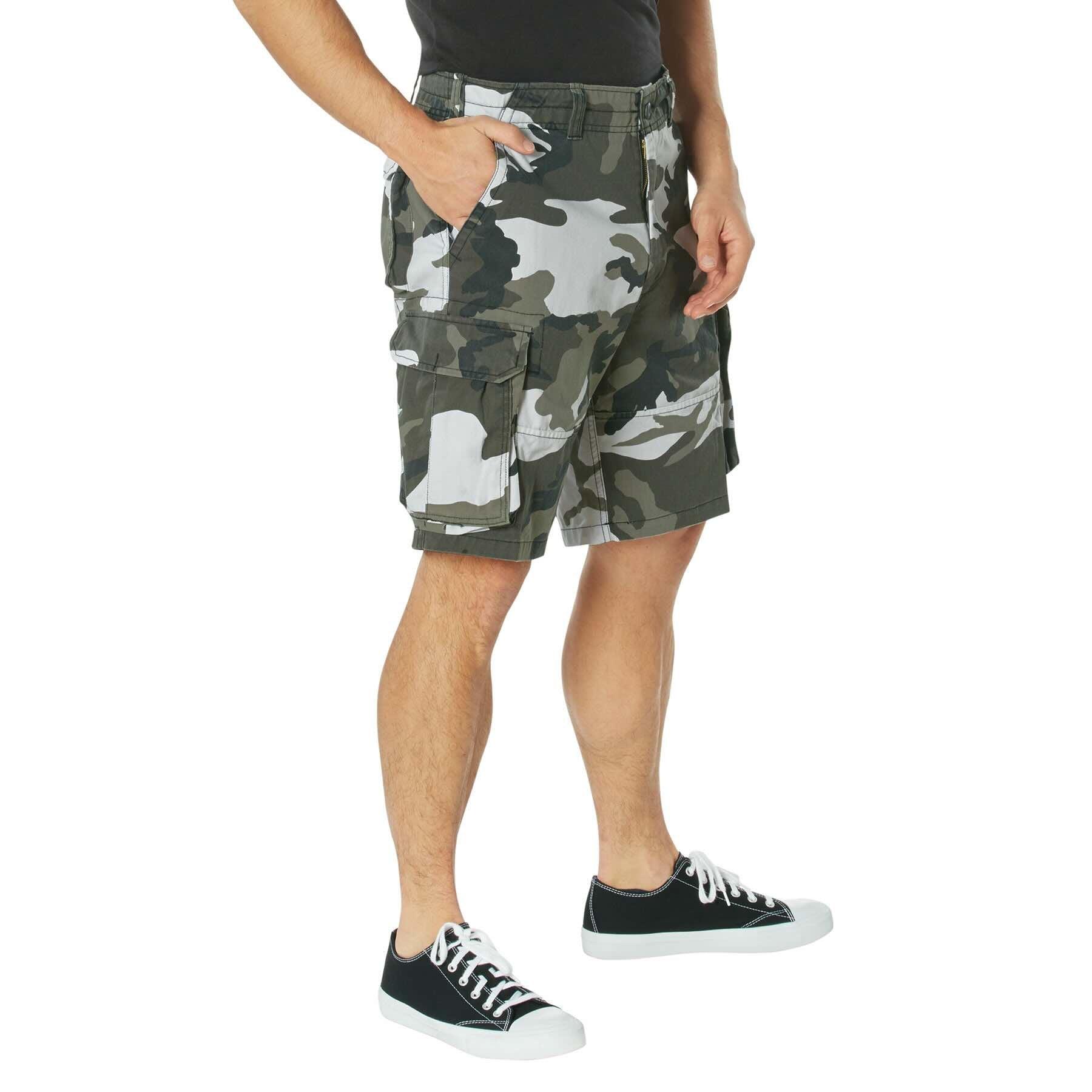 Rothco Vintage Camo Paratrooper Cargo Shorts | Tac Essentials