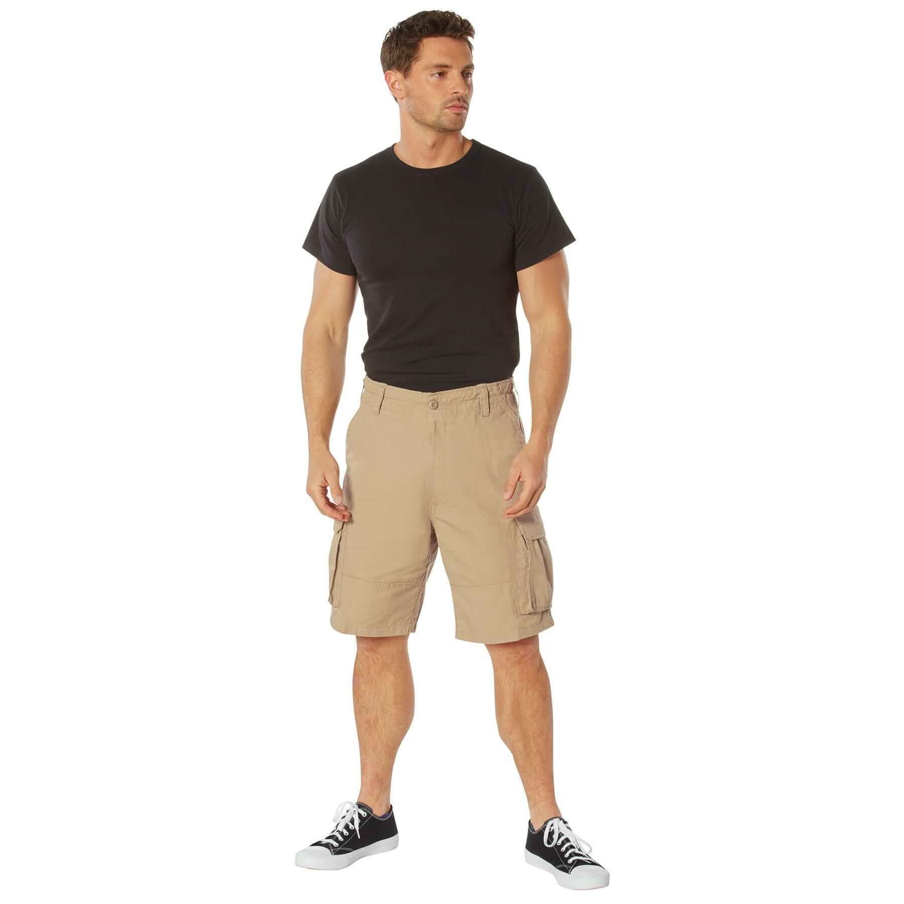 Rothco Vintage Solid Paratrooper Cargo Shorts | Tac Essentials