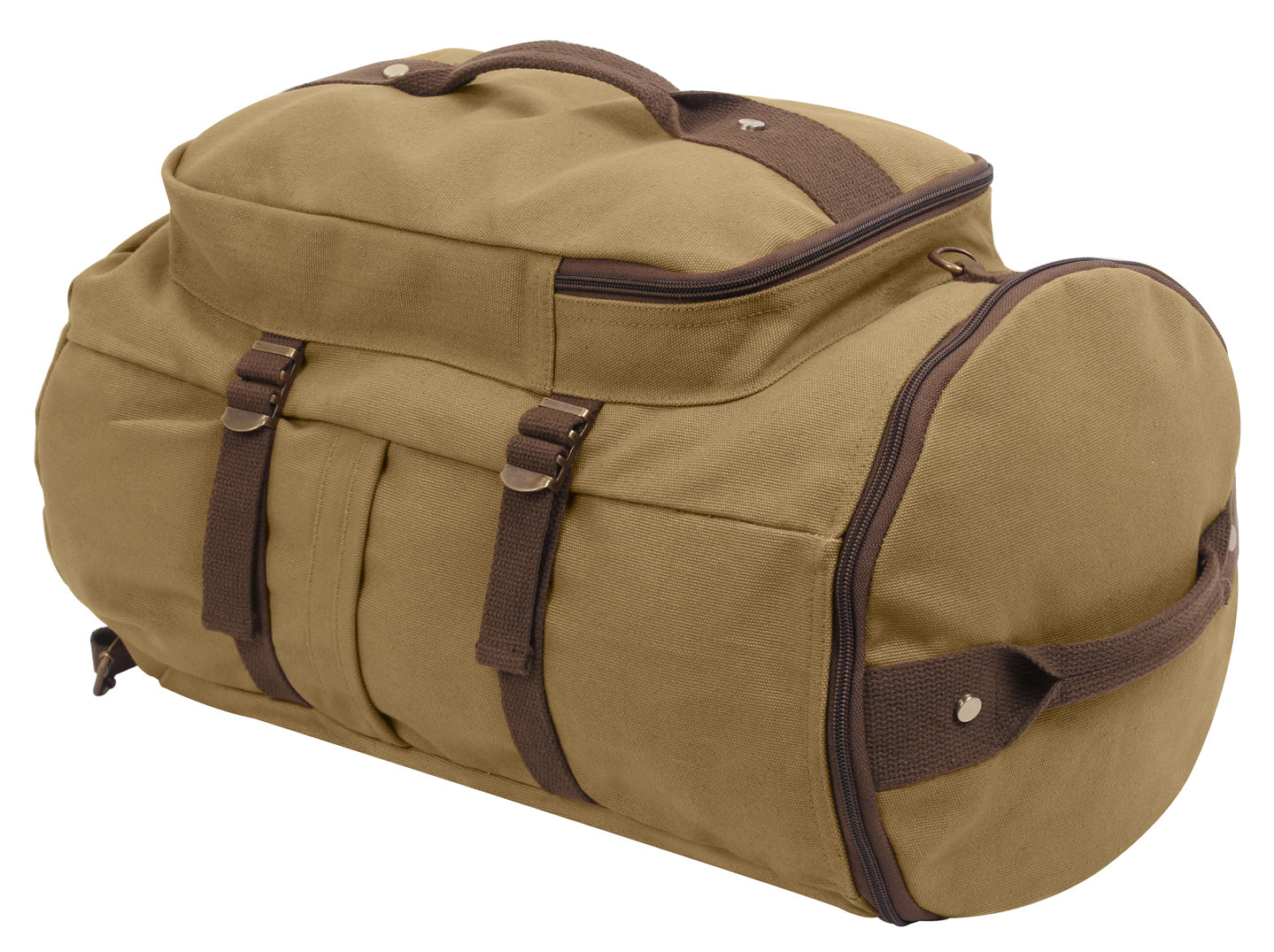 Rothco Convertible Canvas Duffle Backpack | Versatile 30L Travel Bag