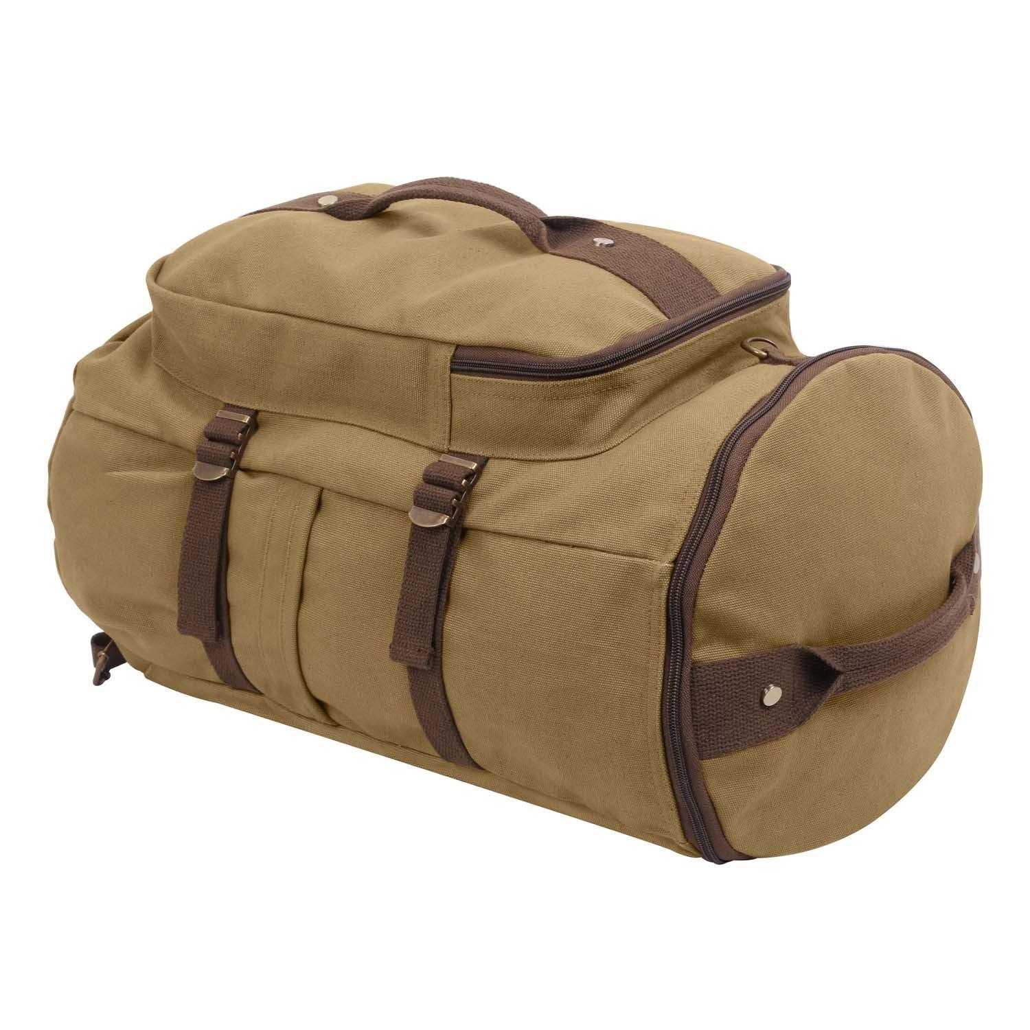 Rothco Convertible Canvas Duffle / Backpack | Tac Essentials