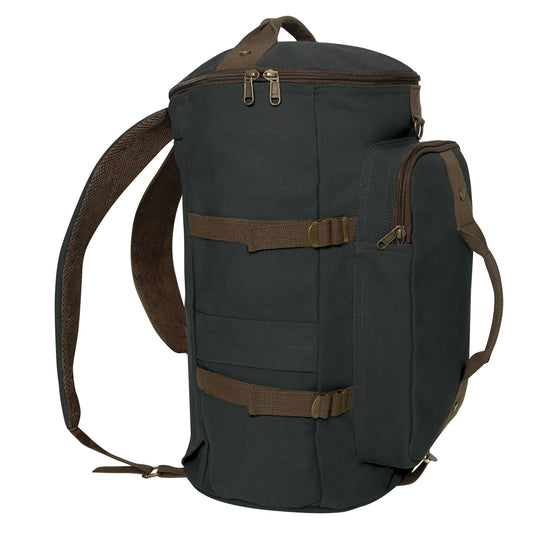 Rothco Convertible Canvas Duffle Backpack | Versatile 30L Travel Bag