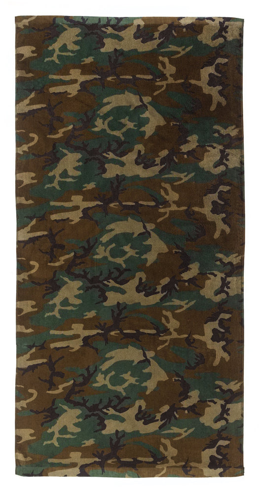 Rothco Beach Towel   Military Insignia