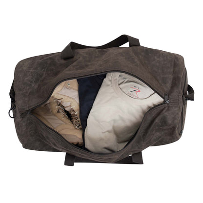 Rothco Waxed Canvas Shoulder Duffle Bag   24 Inch