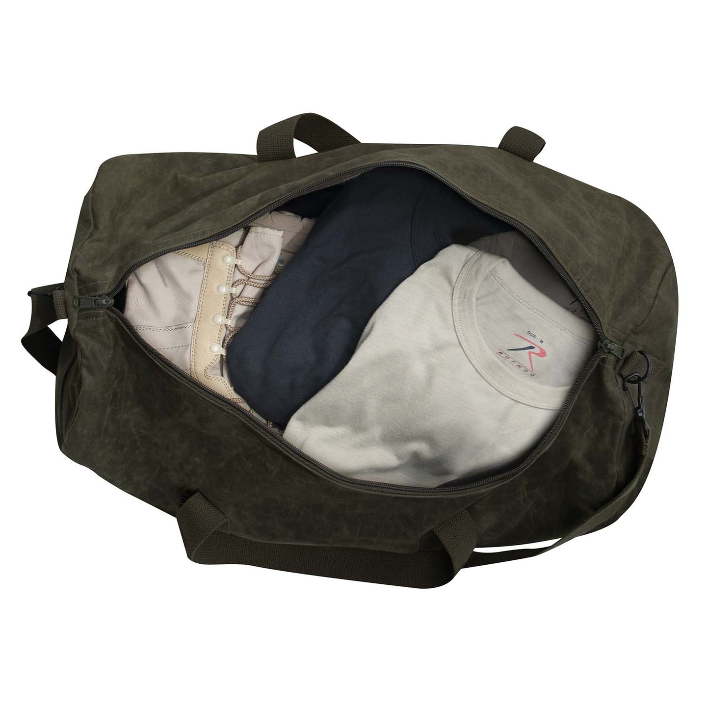 Rothco Waxed Canvas Shoulder Duffle Bag   24 Inch