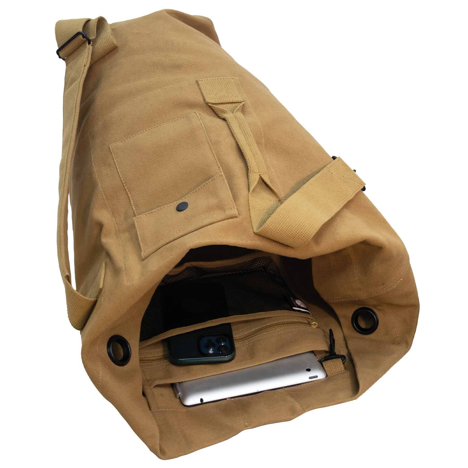 Duffel Bags - Rothco Nomad Canvas Duffle Backpack