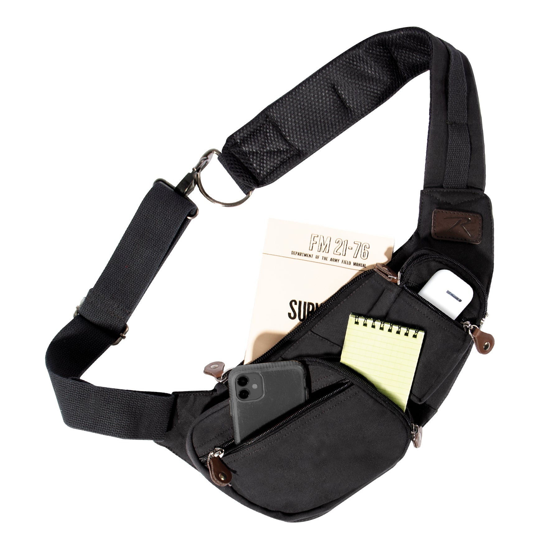 Rothco Vintage Canvas Crossbody Sling Bag | Versatile EDC Bag