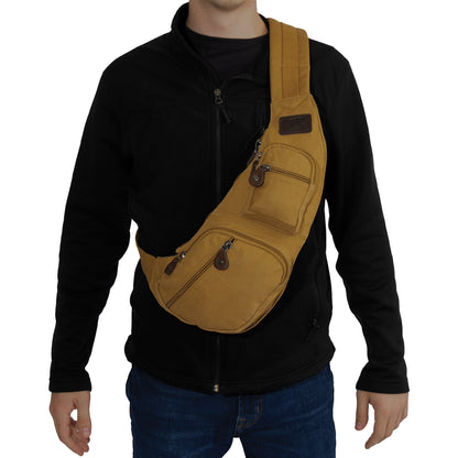 Rothco Vintage Canvas Crossbody Sling Bag | Versatile EDC Bag