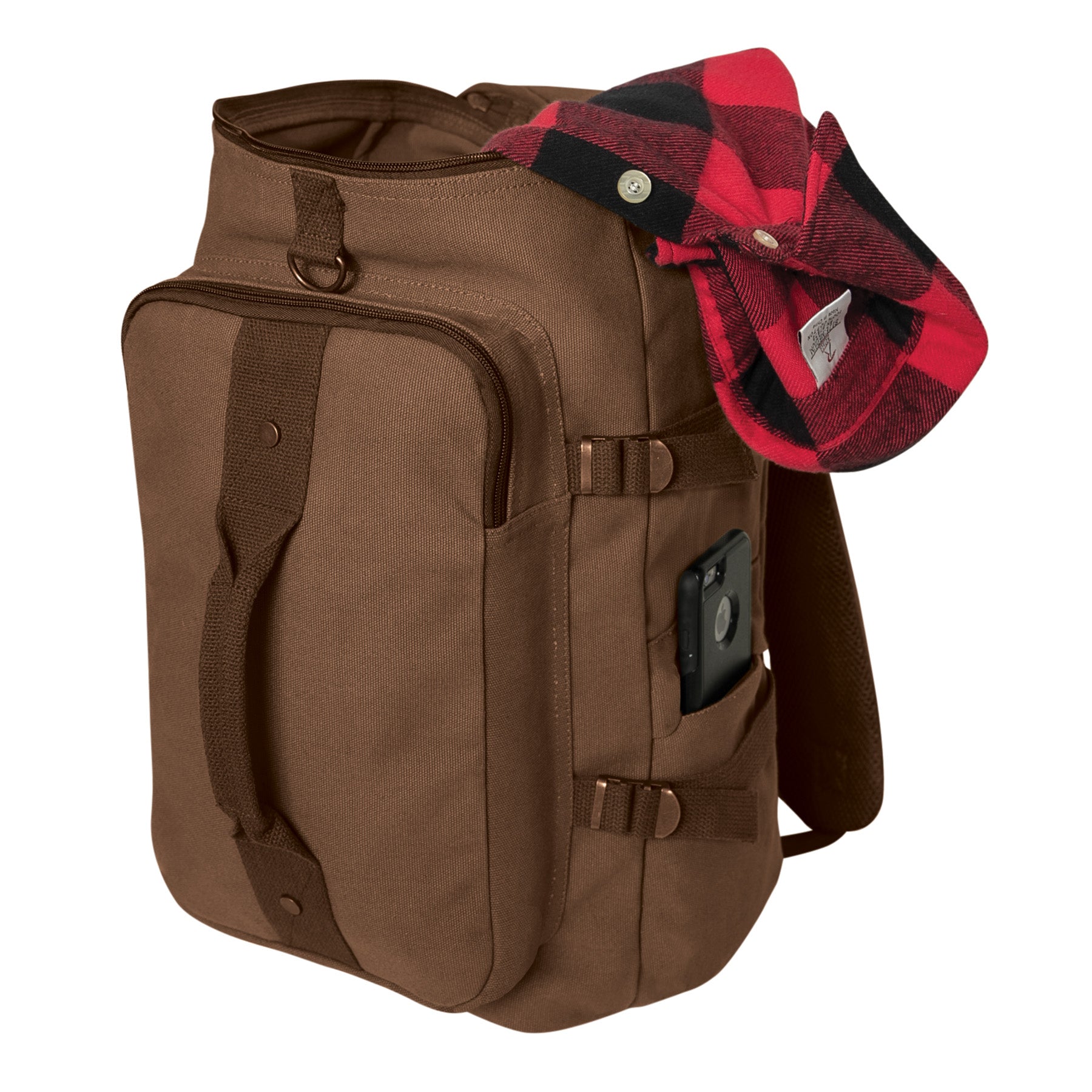 Rothco Convertible Canvas Duffle Backpack | Versatile 30L Travel Bag