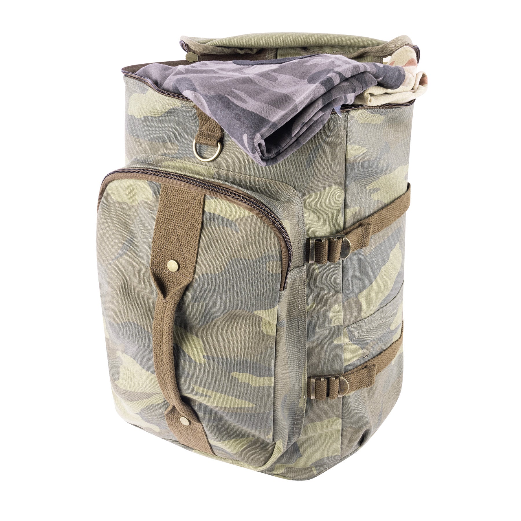 Rothco Convertible Canvas Duffle Backpack | Versatile 30L Travel Bag