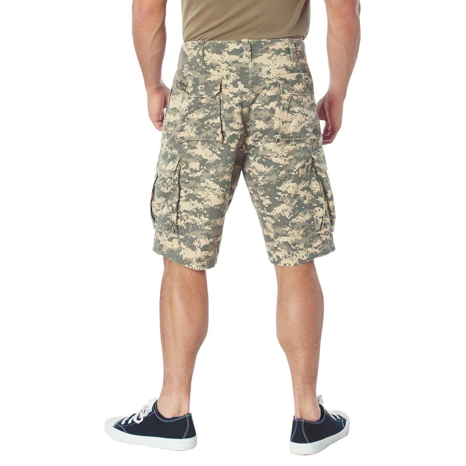 Rothco Vintage Camo Paratrooper Cargo Shorts | Tac Essentials