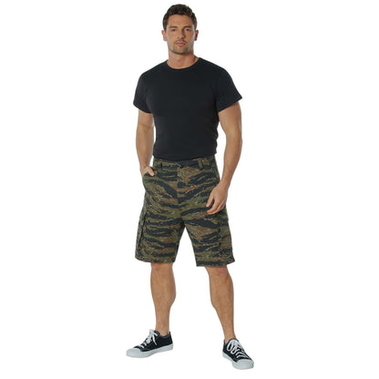 Rothco Vintage Camo Paratrooper Cargo Shorts | Tac Essentials