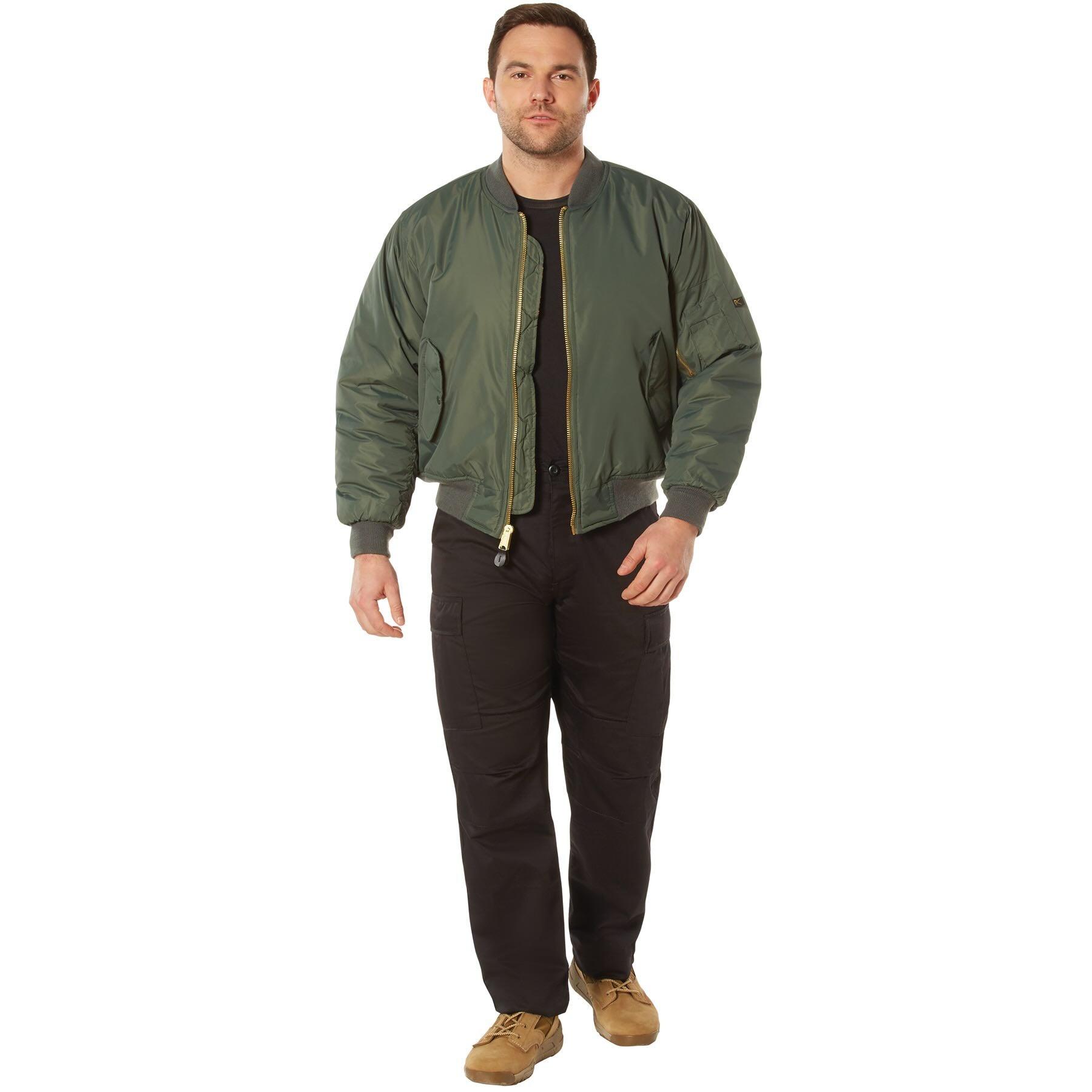 Rothco Enhanced Nylon MA-1 Flight Jacket | Tac Essentials