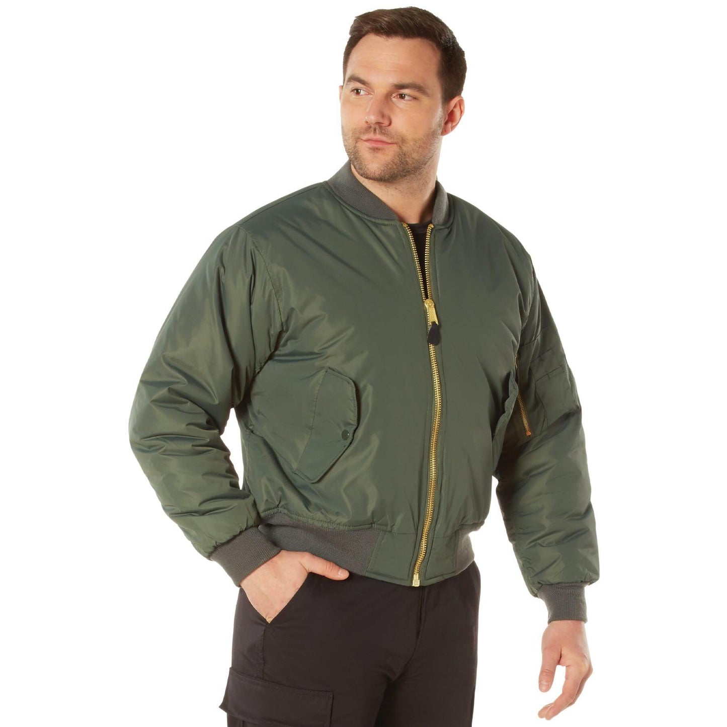 Rothco Enhanced Nylon MA-1 Flight Jacket | Tac Essentials