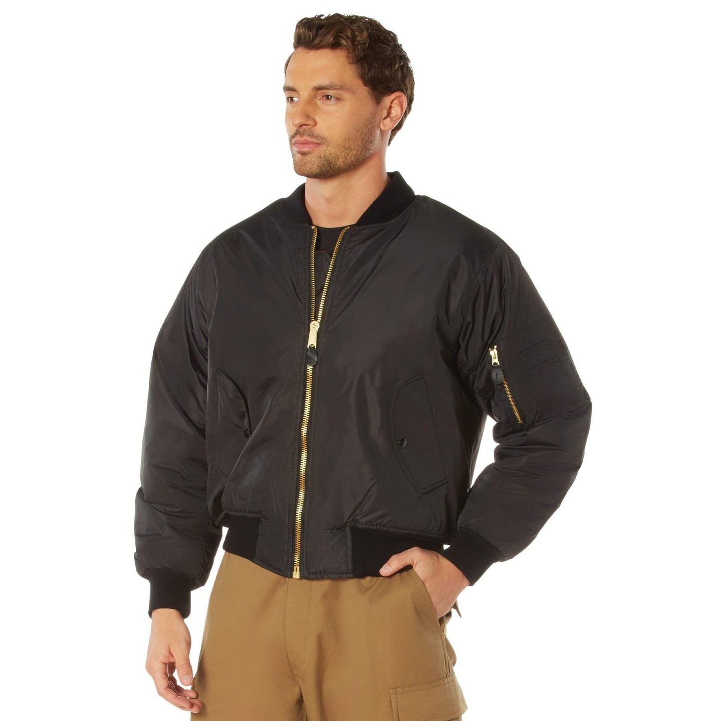 Rothco Enhanced Nylon MA-1 Flight Jacket | Tac Essentials