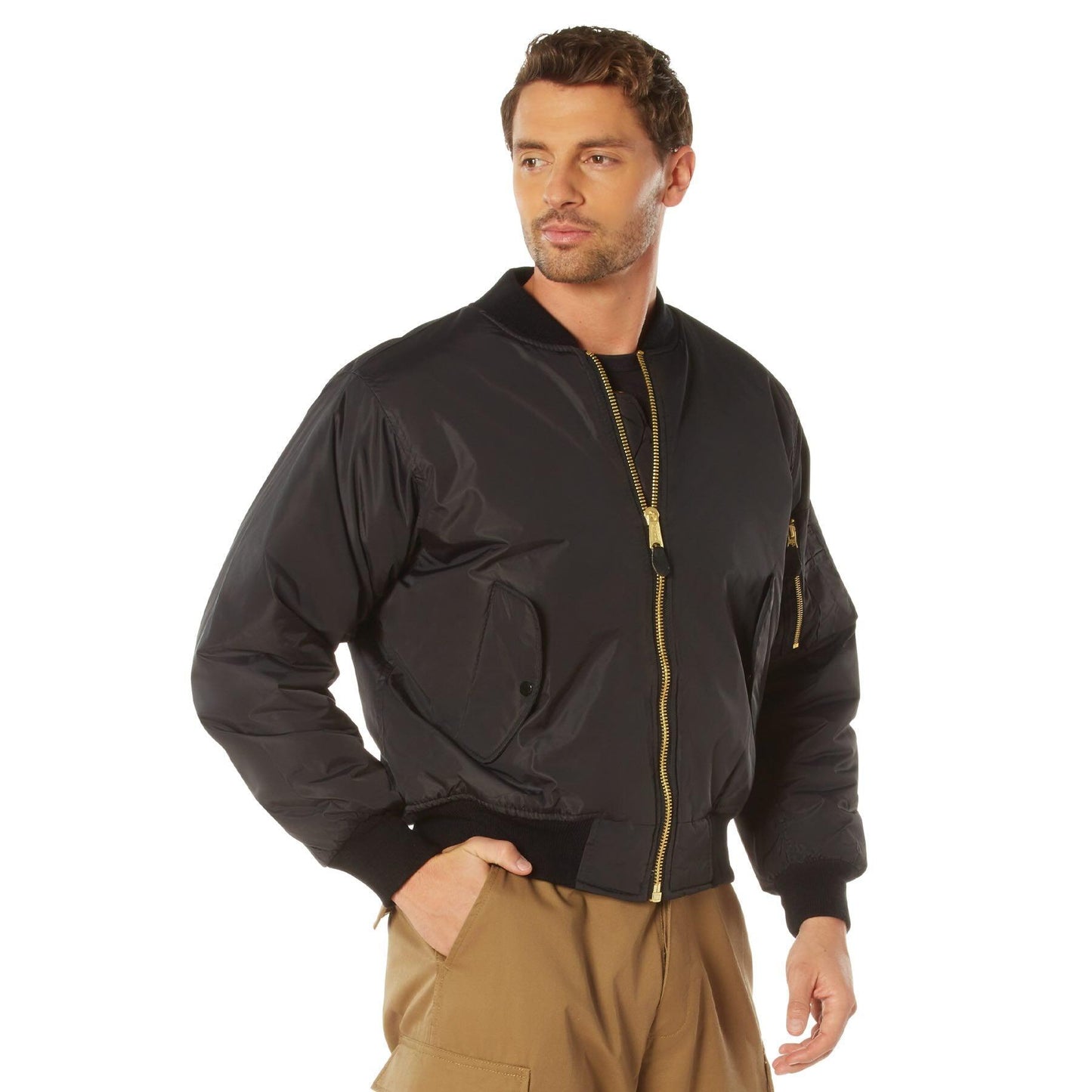 Rothco Enhanced Nylon MA-1 Flight Jacket | Tac Essentials