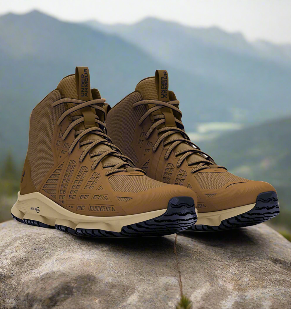 Under Armour Micro G Strikefast Mid Tactical Shoes | Coyote Brown