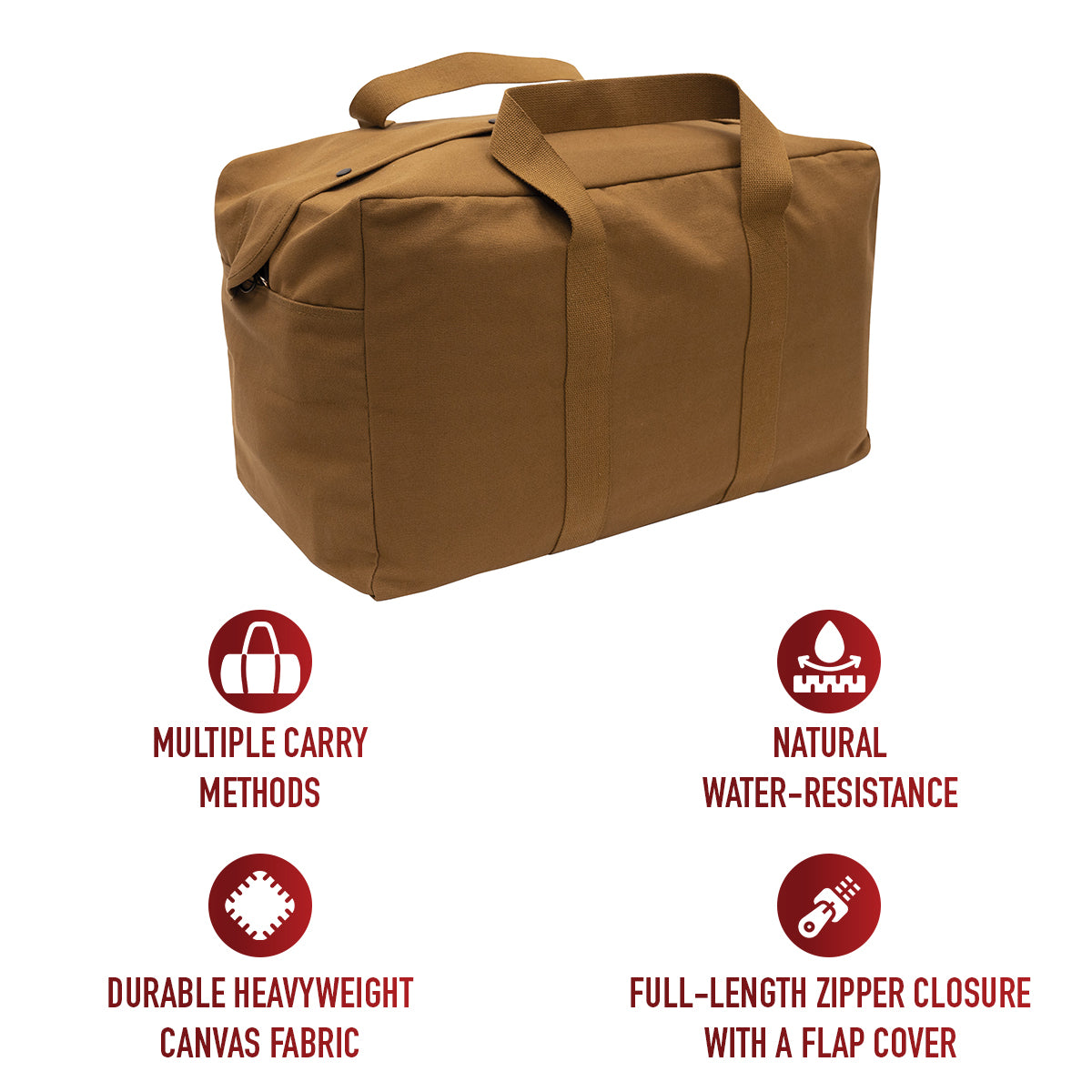 Rothco Canvas Parachute Cargo Bag | 75L Durable Storage Solution