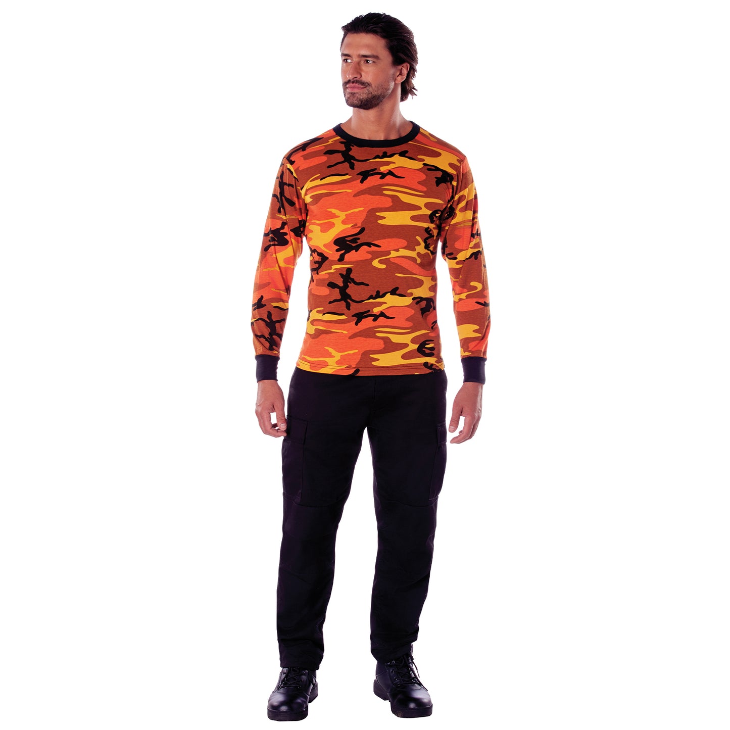 Rothco Long Sleeve Color Camo T-Shirt | Outdoor and Tactical Use