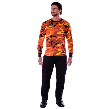 Rothco Long Sleeve Color Camo T-Shirt | Outdoor and Tactical Use