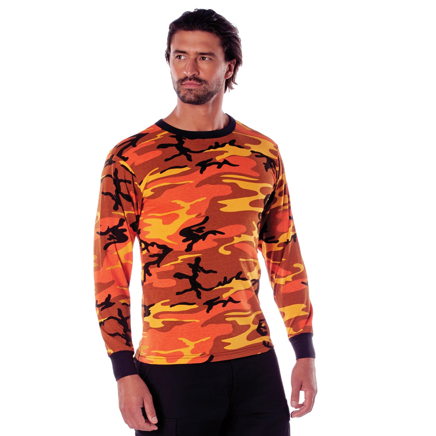 Rothco Long Sleeve Color Camo T-Shirt | Outdoor and Tactical Use