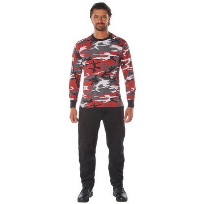 Rothco Long Sleeve Color Camo T-Shirt | Outdoor and Tactical Use