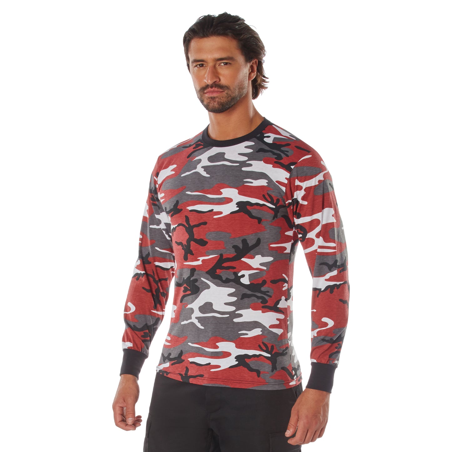 Rothco Long Sleeve Color Camo T-Shirt | Outdoor and Tactical Use