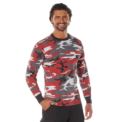 Rothco Long Sleeve Color Camo T-Shirt | Outdoor and Tactical Use