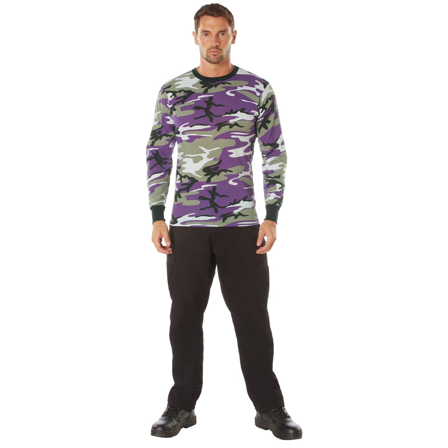 Rothco Long Sleeve Color Camo T-Shirt | Outdoor and Tactical Use