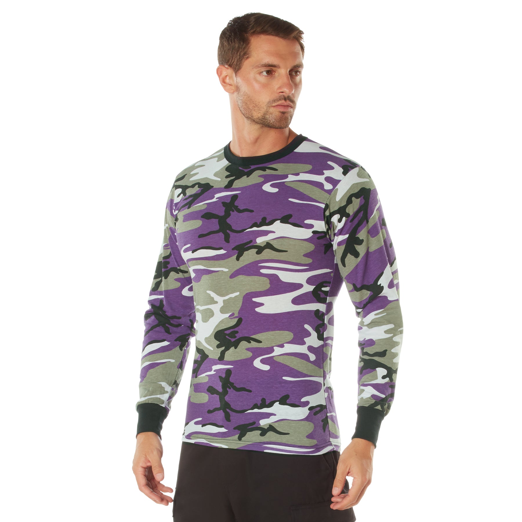 Rothco Long Sleeve Color Camo T-Shirt | Outdoor and Tactical Use