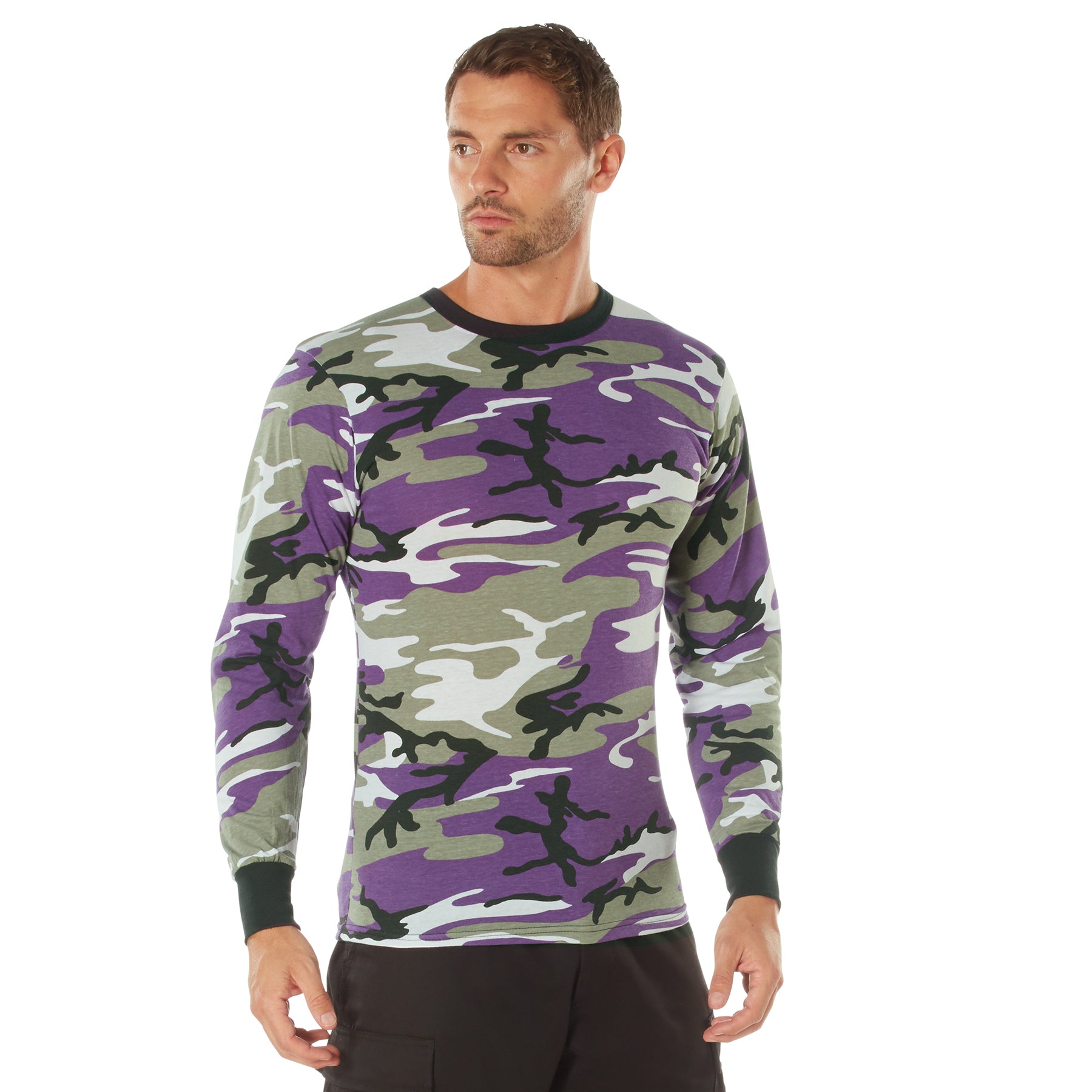 Rothco Long Sleeve Color Camo T-Shirt | Outdoor and Tactical Use